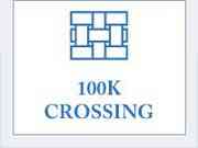 100KCrossing logo