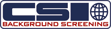 CSI Background Screening logo